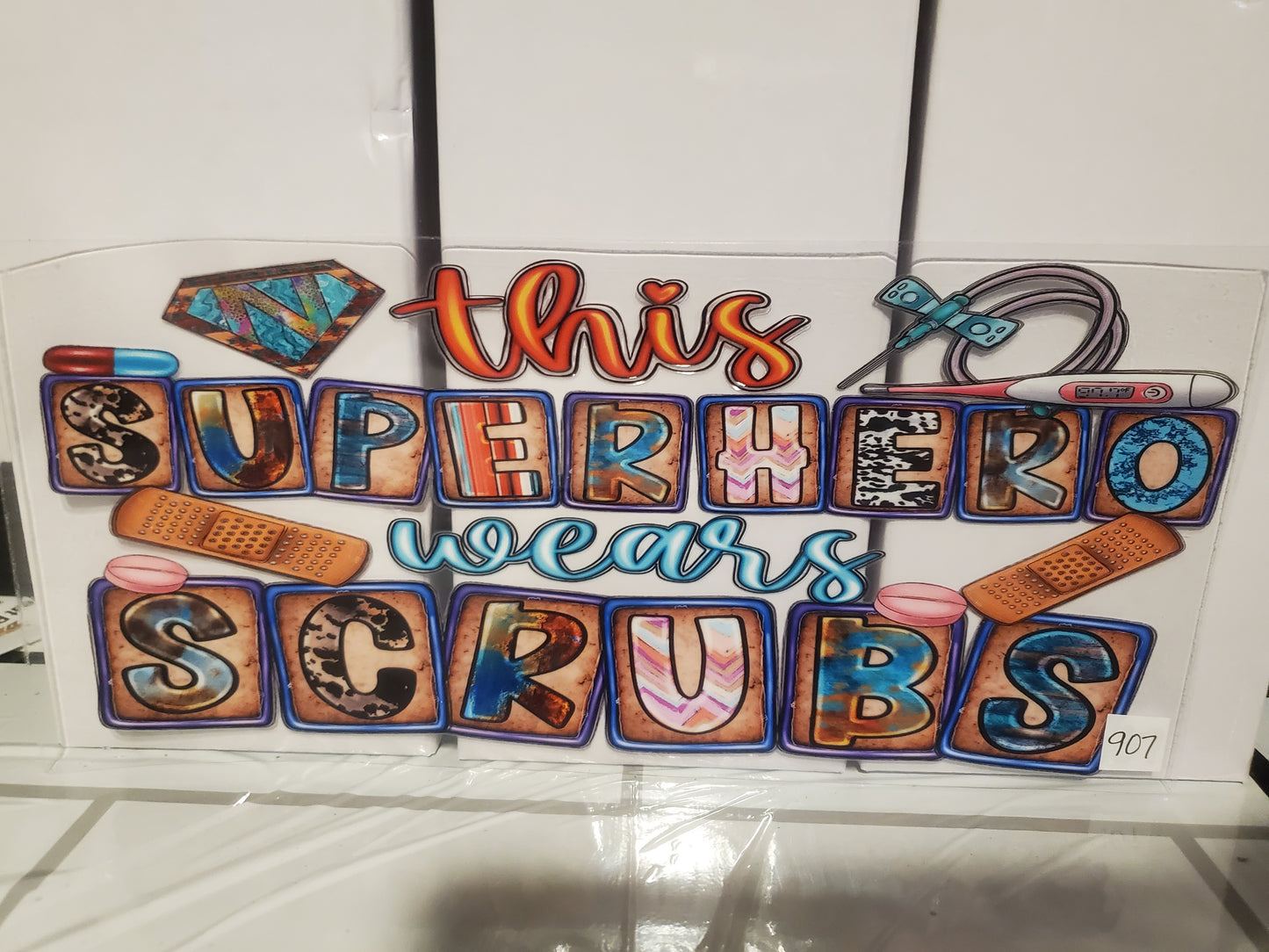 Superhero Wears Scrubs 907