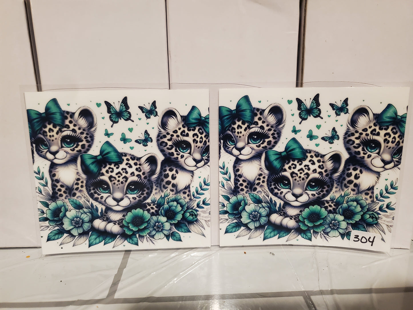 Teal Leopard 304