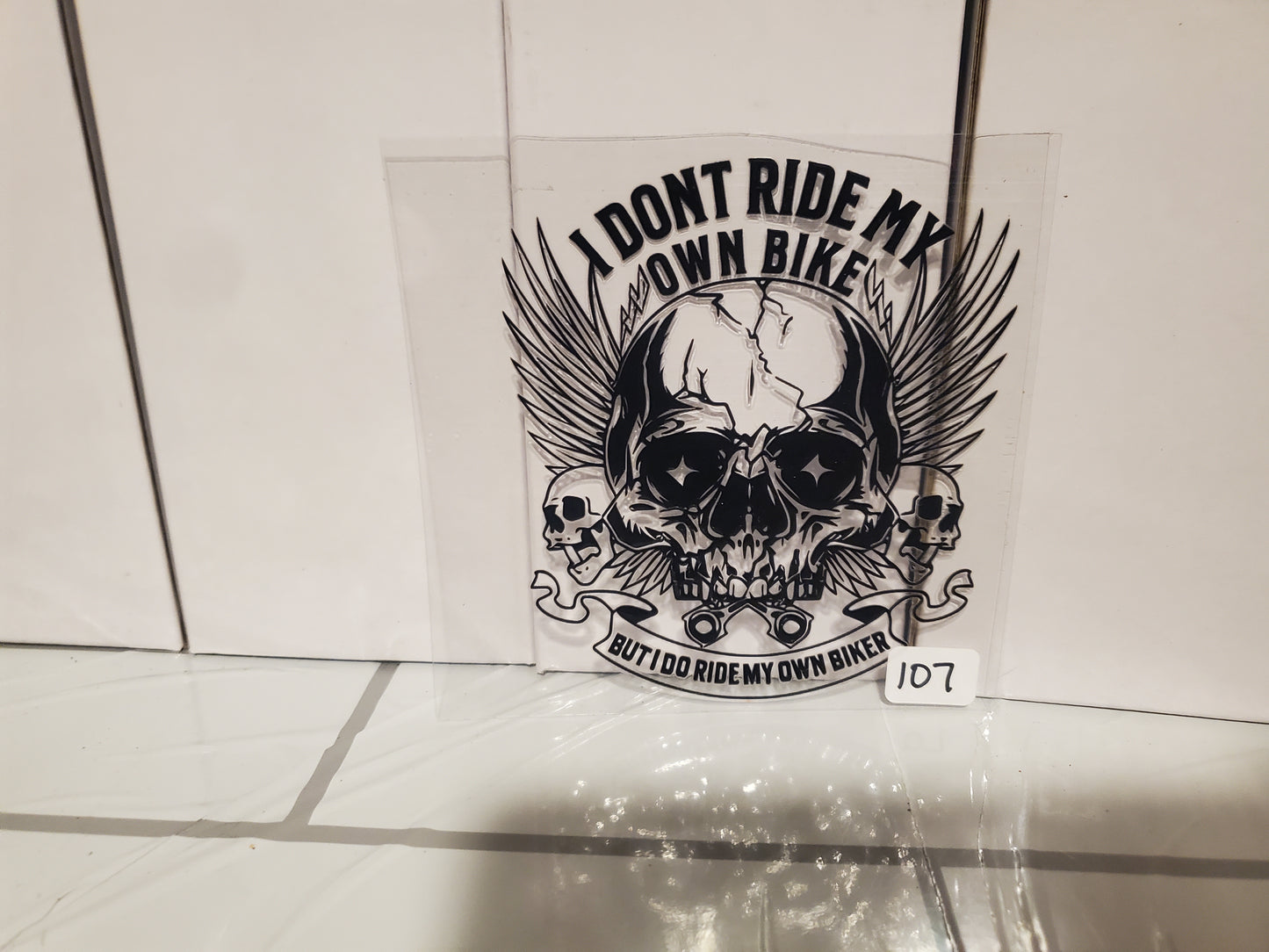 I don't ride my own bike 107