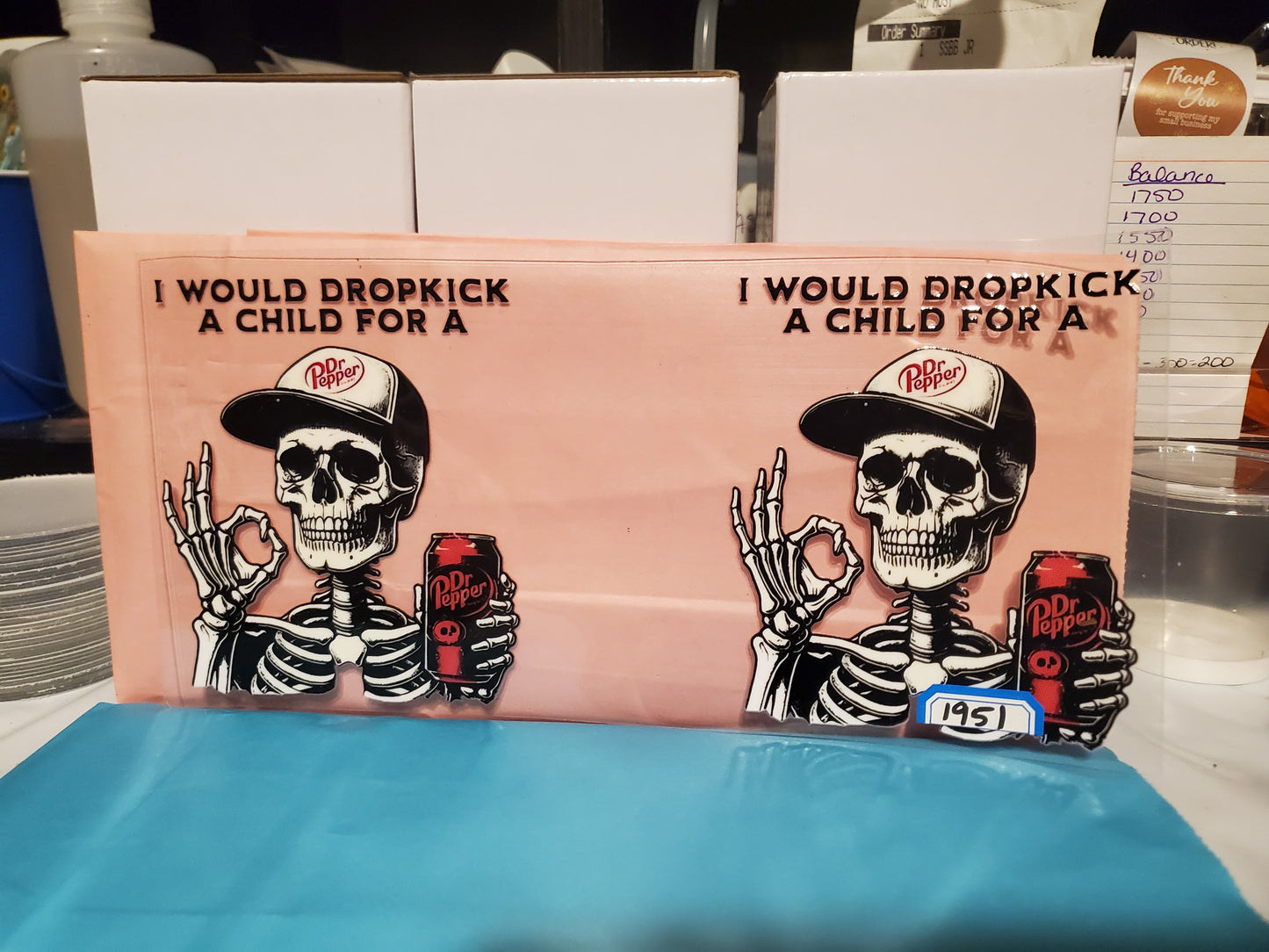 I would dropkick a child for a Dr Pepper 1951