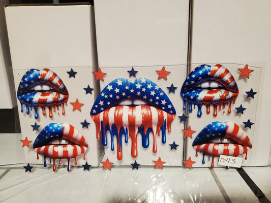 Red white and blue 1843