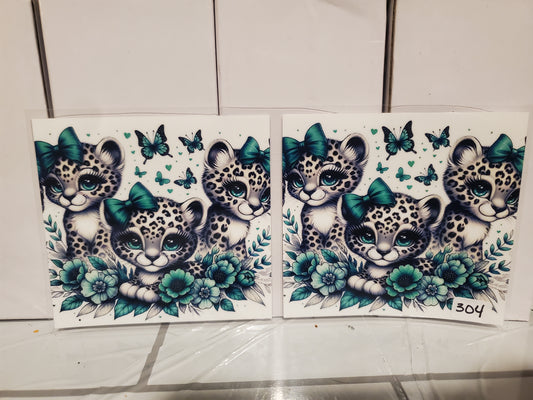 Teal Leopard 304