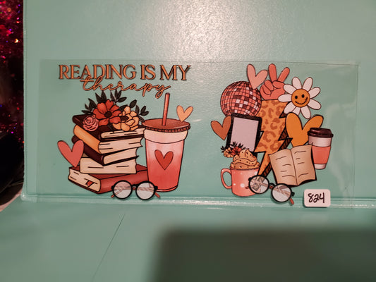 Reading is my therapy 824