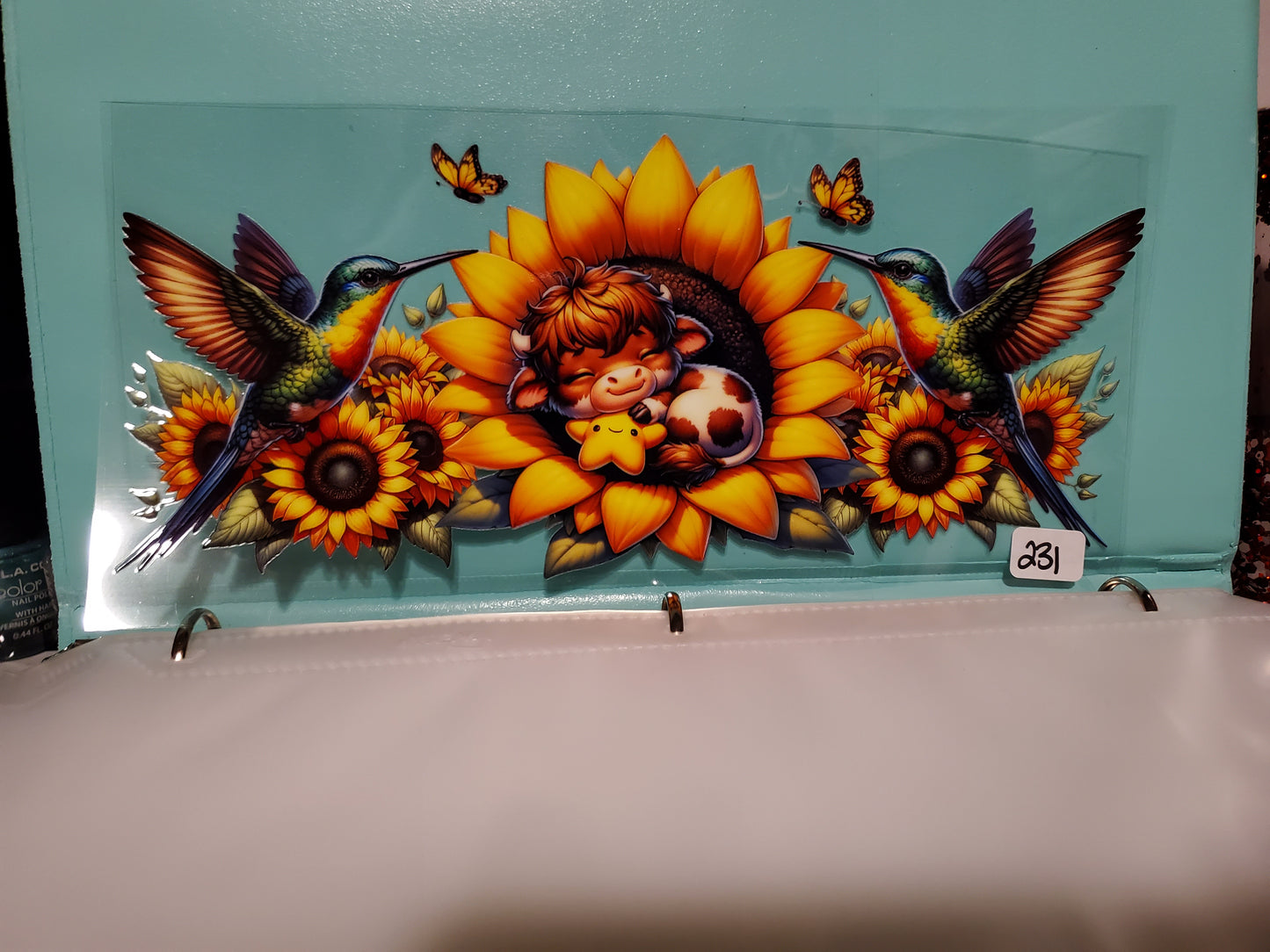 Cow & Hummingbirds 231