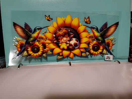 Cow & Hummingbirds 231