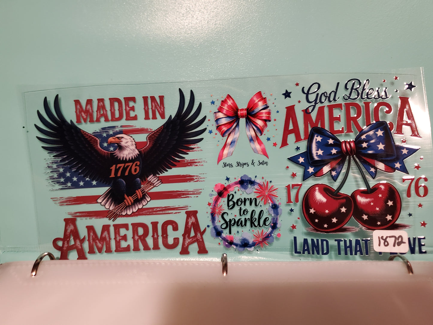 Red White and Blue 1872