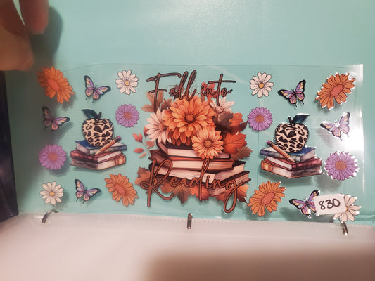 Fall into reading 830