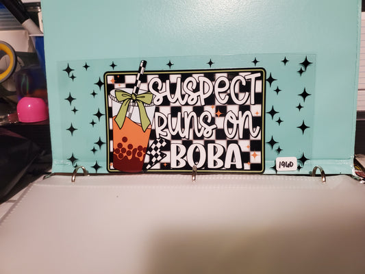Suspect runs on Boba 1960